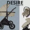Универсальная коляска INDIGO Desire 3 в 1 (бежевый) фото 2