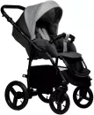 Детская универсальная коляска INDIGO Impulse 2 в 1 (Im 04, темно-серый/серый) фото 2