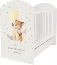 Классическая детская кроватка Indigo My Sleepy Лисичка маятник и ящик (белый) icon