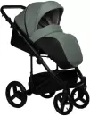 Детская универсальная коляска INDIGO Tour Eco (2 в 1, te 03/черная кожа+шалфей кожа) icon 2