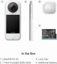 Экшн-камера Insta360 X4 Air Starter Bundle (белый) фото 2