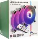 Комплект вентиляторов для корпуса с контроллером Inter-Tech Argus RGB-Fan Set RS-06 icon 5