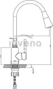 Смеситель Invena Pogo BZ-80-L02-L фото 4