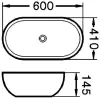 Умывальник Invena Teja CE-09-005 icon 2