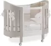 Детская кроватка Italbaby Jolie Oval (белый/шоколад) icon