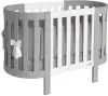 Детская кроватка Italbaby Lunetta Ovale (белый/серый) icon