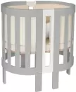 Детская кроватка Italbaby Lunetta Ovale (белый/серый) icon 3