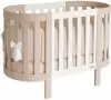 Детская кроватка Italbaby Lunetta Ovale (белый/шоколад) icon