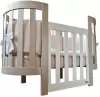 Детская кроватка Italbaby Lunetta Ovale (белый/шоколад) icon 2