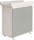 Комод пеленальный Italbaby Lunetta Ovale 070.7070-0003 (белый/серый) icon