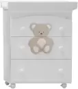 Пеленальный комод Italbaby Peluche (белый/кремовый) icon