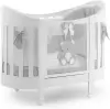 Детская кроватка Italbaby Peluche Oval (белый/серый) icon