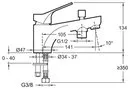 Смеситель Jacob Delafon Brive E75769-CP icon 2