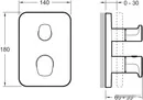 Смеситель Jacob Delafon Modulo E75389-CP icon 2