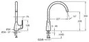 Смеситель Jacob Delafon Kumin E99477-CP icon 2