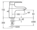 Смеситель Jacob Delafon Kumin E99980-CP icon 2