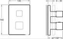 Смеситель Jacob Delafon Modulo E75391-CP icon 4