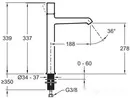 Смеситель Jacob Delafon Rivoli E24168-CP icon 3