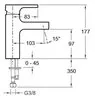 Смеситель Jacob Delafon Strayt E98339-CP icon 2