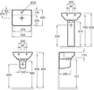 Умывальник Jacob Delafon Struktura EGF112 icon 5