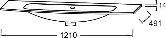 Умывальник Jacob Delafon Nona EB1882RU-00 icon 4