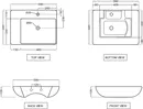 Умывальник Jaquar JDS-WHT-25931 icon 2