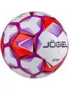 Мяч футбольный Jogel Derby white/red/purple фото 3