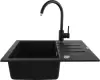 Кухонная мойка Kernau KGS A 4560 1B1D Black Metallic icon 5