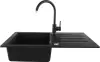 Кухонная мойка Kernau KGS A 50 1B1D Black Metallic icon 3