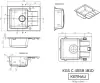 Кухонная мойка Kernau KGS C 4558 1B1D Grey Metallic icon 2