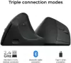 Вертикальная мышь Keychron BM27 Wireless (темно-серый) фото 6