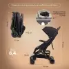 Детская прогулочная коляска Kidzi Kimi KDZT505B/KDZT505BAG (черный) icon 2