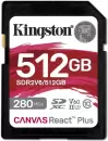 Карта памяти Kingston Canvas React Plus V60 SDXC 512GB icon