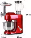 Кухонный комбайн Klarstein Lucia Rossa (красный) icon 3