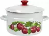 Кастрюля КМЗ Вишневый сад 41704-102/6-У4 (белый) icon