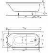 Акриловая овальная ванна Kolo EGO XWL0264/5 icon 2