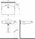 Умывальник Kolo Nova Pro M38165000 icon 2