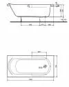 Акриловая ванна Kolo Opal XWP0950 фото 2