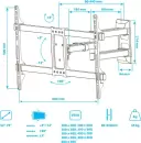 Кронштейн для телевизора Kromax Corbel-10 (темно-серый) фото 2