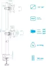 Кронштейн для монитора Kromax Office-31 (черный) фото 2