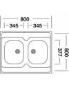 Кухонная мойка Kromevye EC432K icon 2