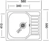Кухонная мойка Kromevye EC 196 D L фото 2