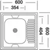 Кухонная мойка Kromevye Lay-On EC 209 D icon 2