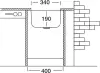 Кухонная мойка Kromevye Undermount EX 005 icon 2