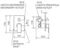 Смеситель La Torre Profili 45050 RL CR icon 2