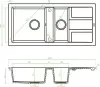 Кухонная мойка Laveo Barbados SBB 431T icon 2