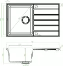 Кухонная мойка Laveo Margarita SBM 411T icon 2