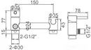 Смеситель Ledeme L5398-6 icon