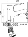 Смеситель Ledeme L1061B icon 2