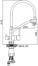 Смеситель Ledeme L4855G-2 icon 2